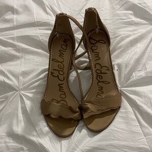 Sam Edelman Brown Strappy Heels
